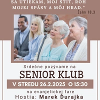 Stretnutie seniorov - február 2025