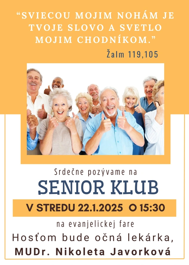 Januárový senior klub 2025