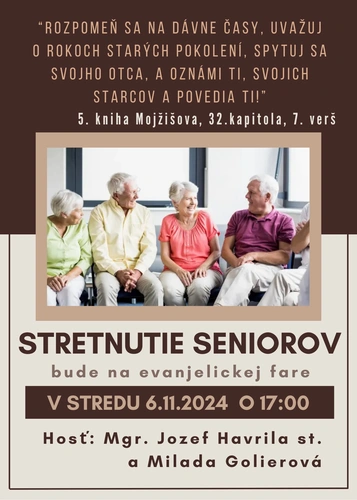 Stretnutie seniorov